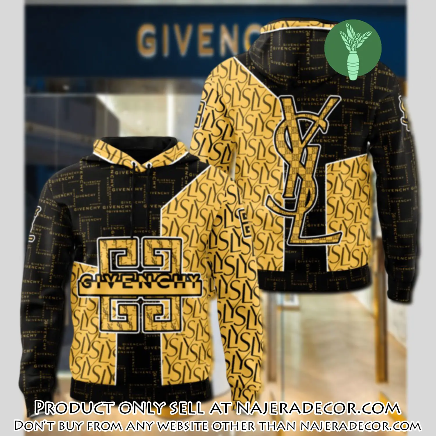 Givenchy yves saint laurent unisex hoodie luxury brand gifts  jh2291 njr2602761